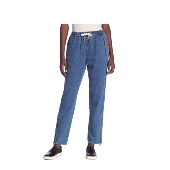 Rag & Bone Indigo Denim Track Pants Size Small - Picture 3 of 11